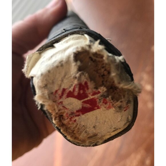 Vintage Bancroft FRS Squash Racquet Genuine Bamboo Laminated Frame Power Pads - Picture 9 of 10